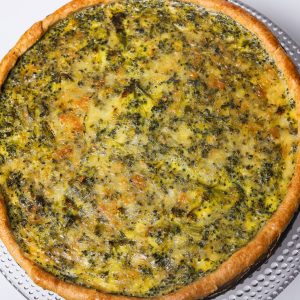 Broccoli Cheddar Quiche - Large