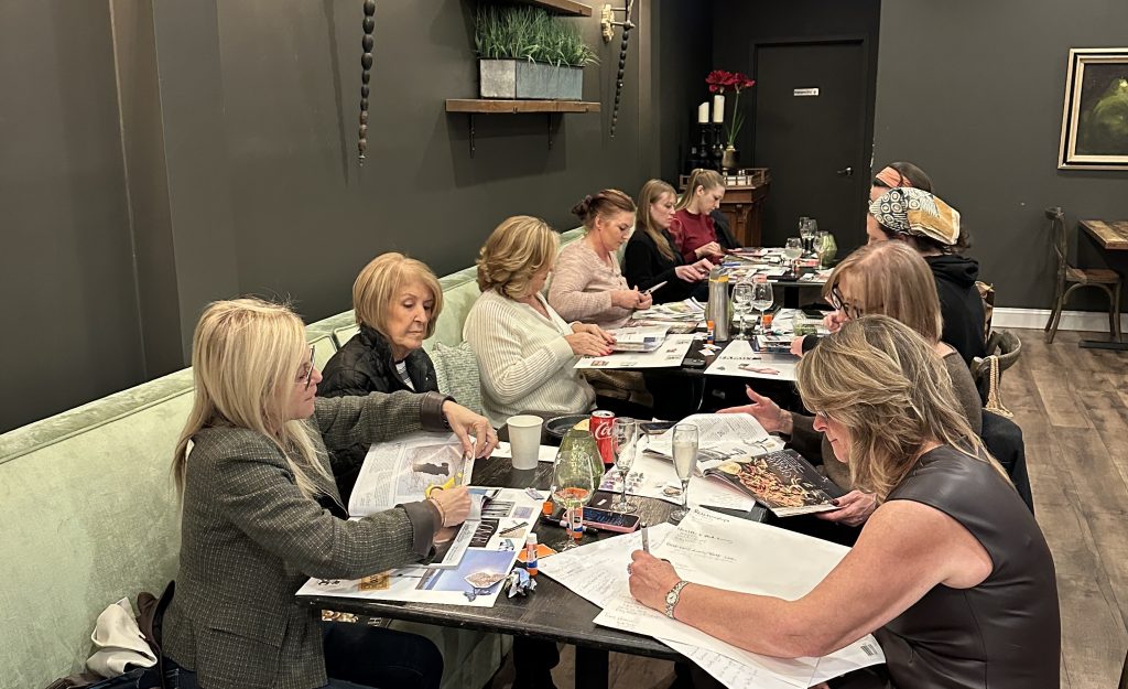 aneu kitchens women gathering at a table