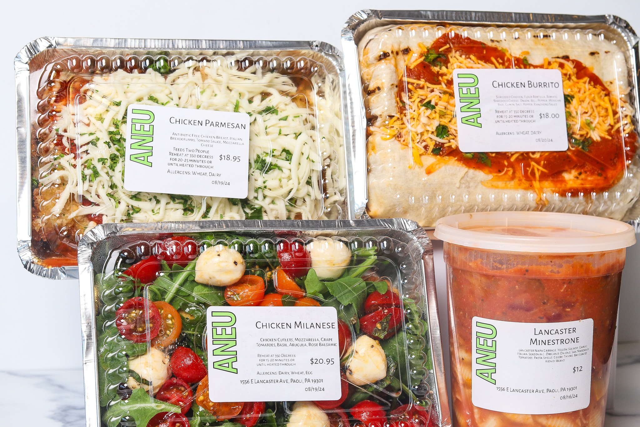 Low Carb meal plan from ANEU